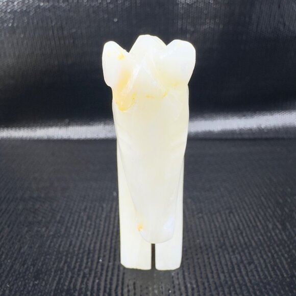 Vintage Hand Carved Marble Stone Heavy Donkey Horse Paperweight Figurine Decor - Picture 8 of 11